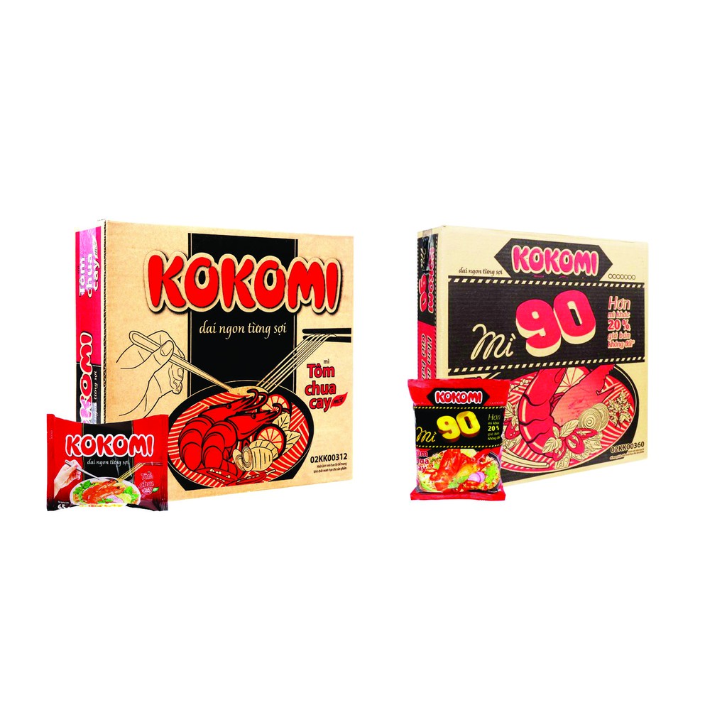 1 gói mì Kokomi tôm chua cay 65g/90g