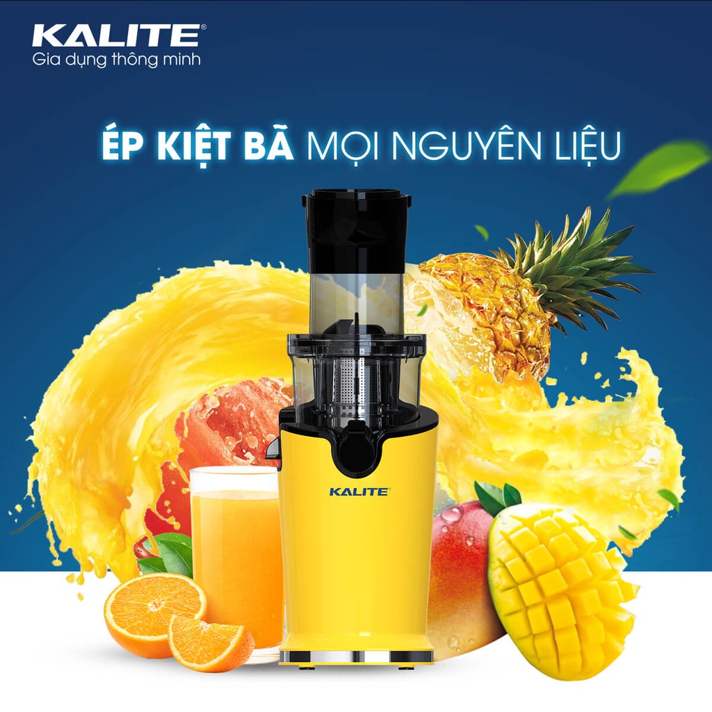 Máy Ép Chậm Kalite KSJ4414 - KSJ4415, Ép Kiệt Bã Rau Củ Quả, Hàng Chính Hãng