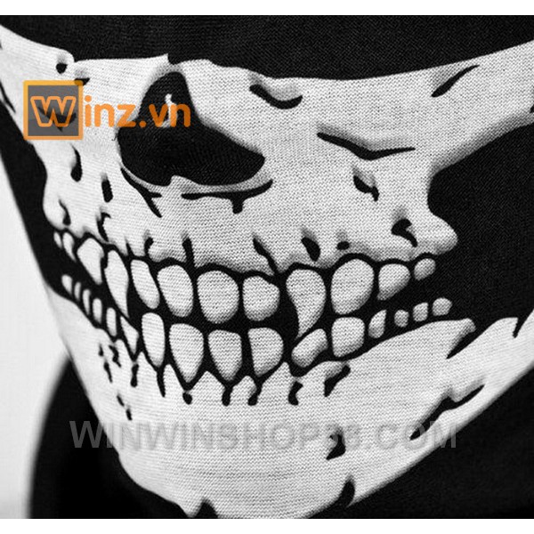 Combo 2 Khăn bịt mặt đầu lâu đa chức năng (màu đen) - Winz.vn