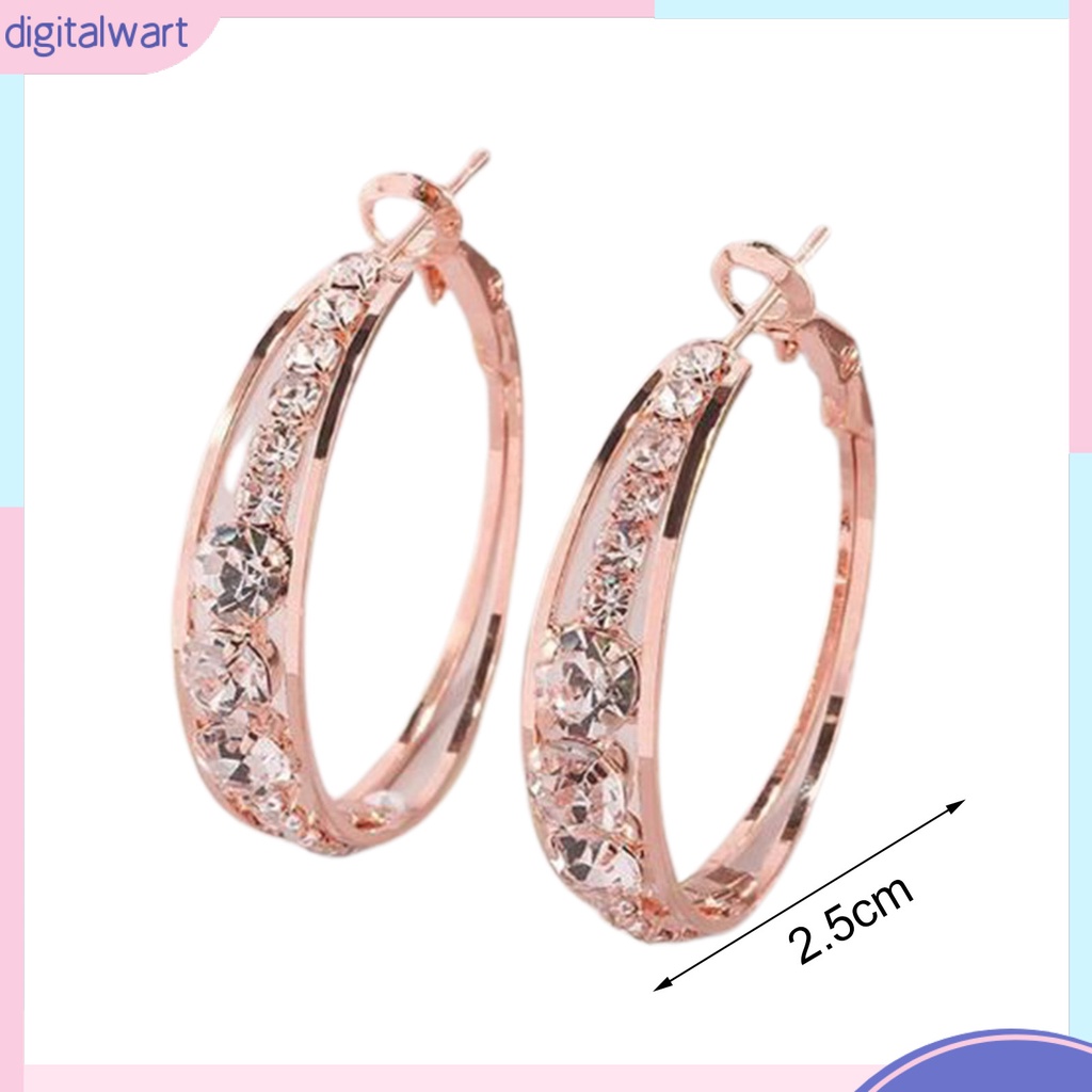 Đôi khuyên tai nữ hình tròn đơn giản cá tính