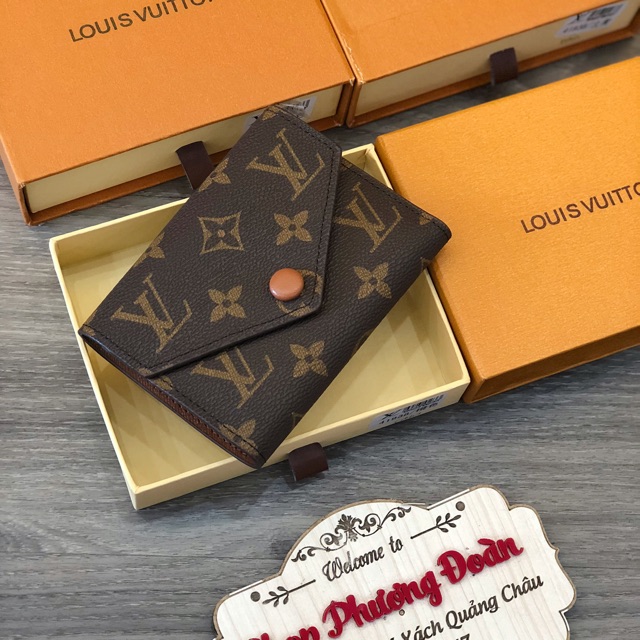 Ví Eo Vi ngắn cúc gập loại đẹp ảnh thật (full hộp)