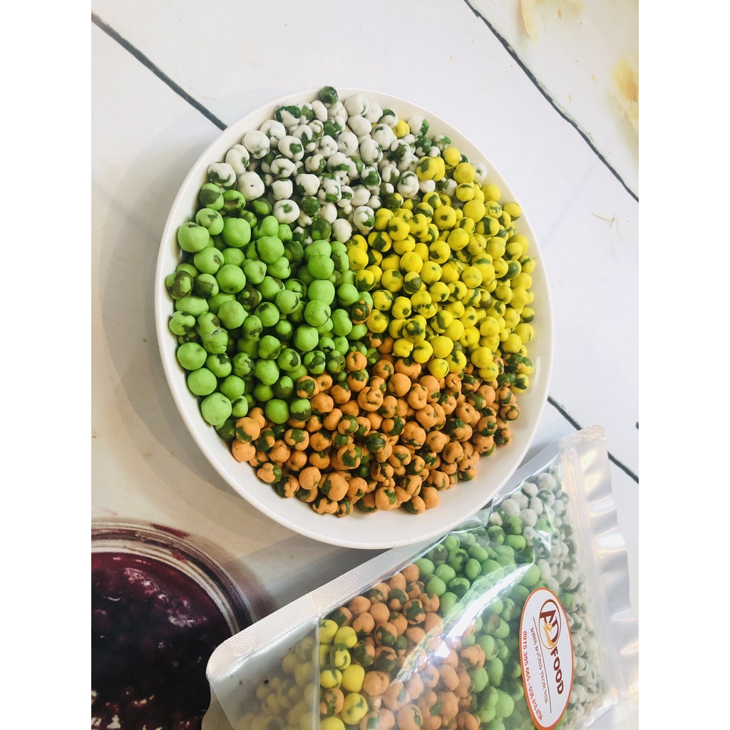 1kg đậu Hà Lan sấy mix 4 vị thơm ngon