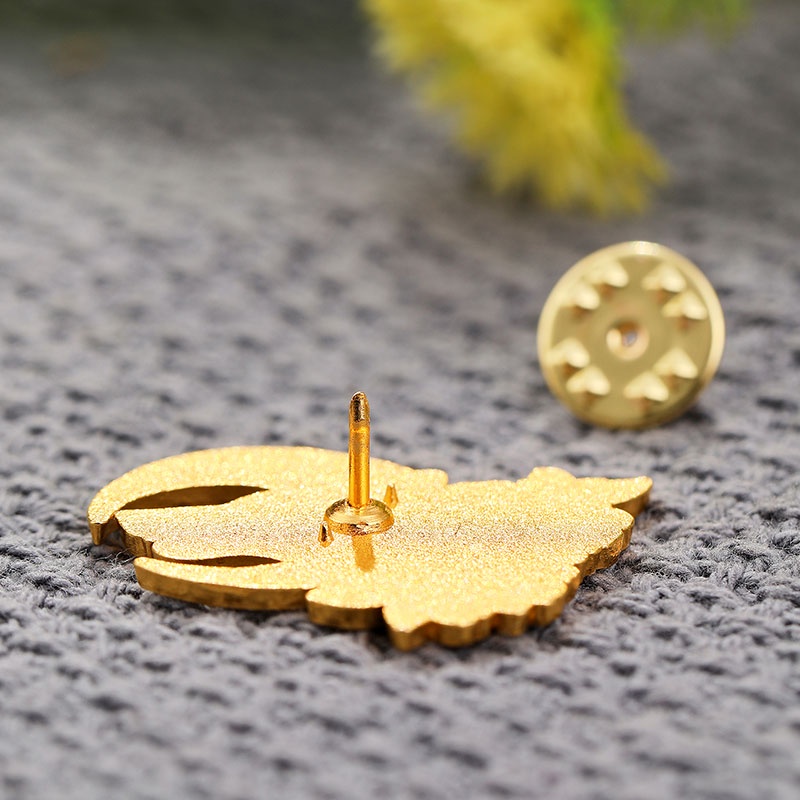 Ghim Cài Áo Hình Cáo Hoạt Hình Dễ Thương