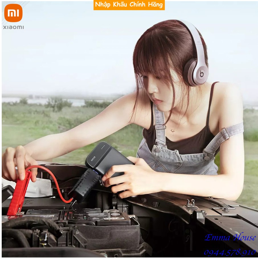 Bộ kích điện xe ô tô khẩn cấp tích hợp pin dự phòng 11100 mAh Xiaomi 70Mai Midrive PS01 - Bảo Hành 03 Tháng