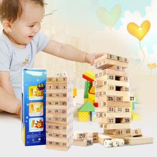 Trò chơi rút gỗ  Wiss Toy 54 thanh giúp bé phát triển trí não-BinNhimStore