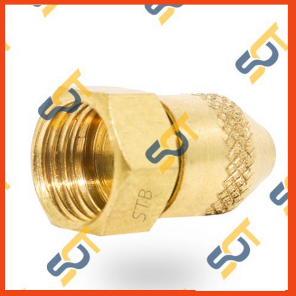 Vòi phun sương bằng đồng, điều chỉnh được lượng nước, ren ngoài 21mm - Béc cá sấu