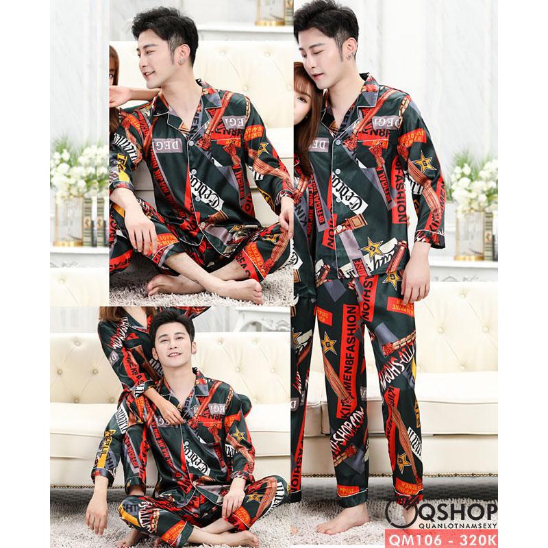 [SALE] BỘ ĐỒ PIJAMA  NAM MẪU MỚI QM106 QM138