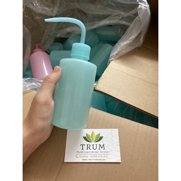 Bình Tưới Sen Đá Màu 250ml-500ml nhựa dày ảnh tự chụp