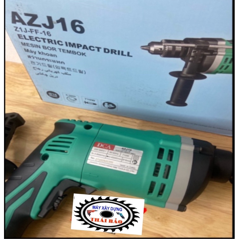 Máy khoan 710W DCA 13mm AZJ16 chính hãng siêu mạnh mẽ .