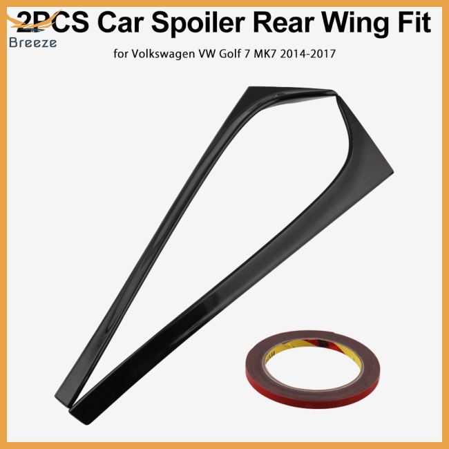 breeze 2pcs Rear  Window  Spoiler Rear Wing Side Roof Spoiler Lip Window Vent Decoration Deflectors Compatible For Golf | BigBuy360 - bigbuy360.vn