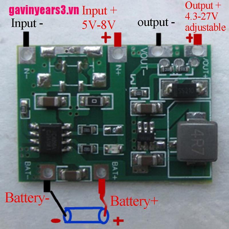 [GAV3]USB lithium lipo 18650 battery charger 3.7V 4.2V to 5V 9V 12V 24V step up module