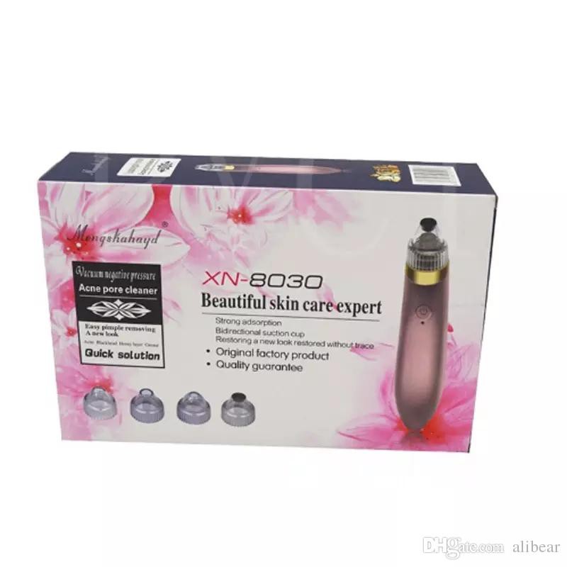 Máy hút mụn Beauty Skin care XN-8030, nhiều đầu thay thế và dùng pin