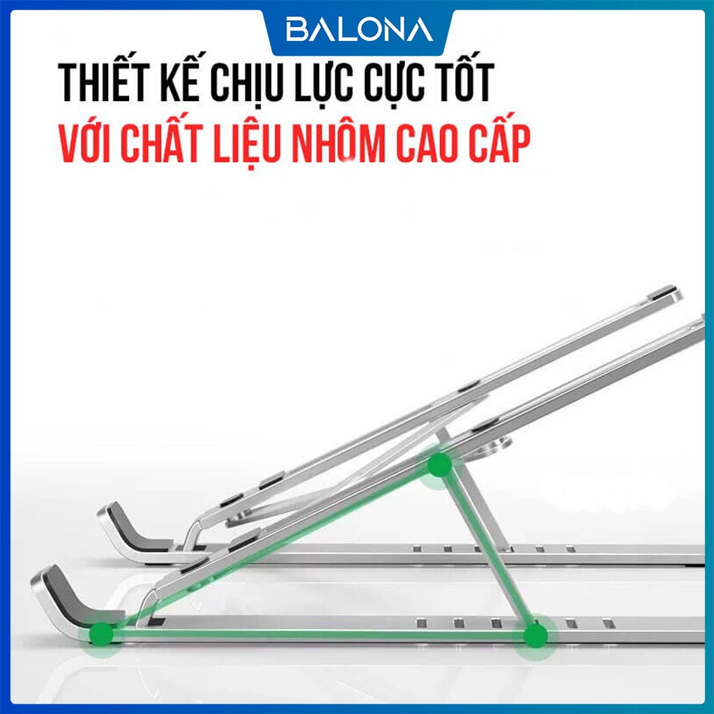 Giá đỡ LAPTOP, MACBOOK, IPAD bằng nhôm, nhựa có thể điều chỉnh được độ cao, đế tản nhiệt laptop