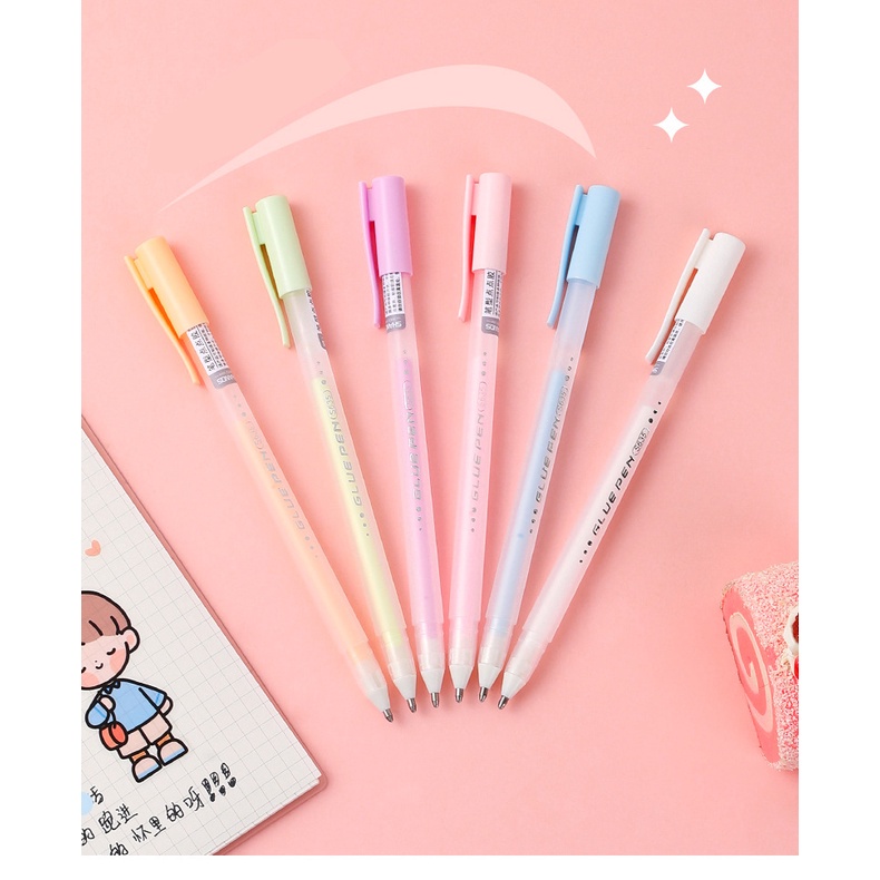 Bút Keo Dạng Lỏng Màu Sắc Kẹo Ngọt Xinh Xắn