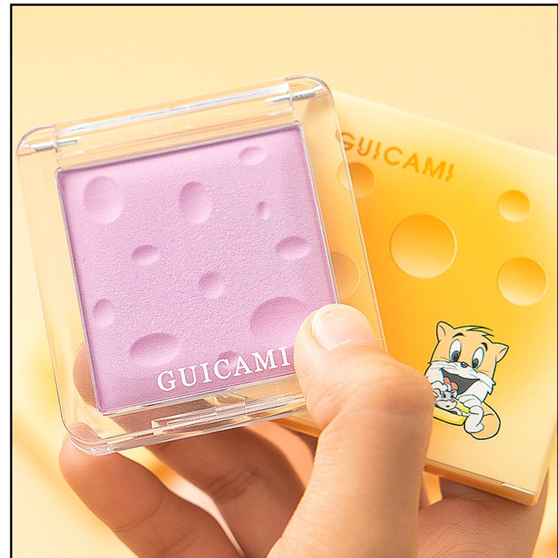 [Hàng mới về]Phấn má hồng GUICAMI sắc tố cao màu tự nhiên mềm và mịn bền màu lâu trôi dễ sử dụng không bết dính