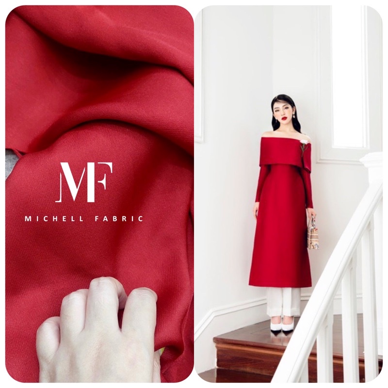 Vải Taffeta Hàn Cao Cấp - Vải May Đầm Tiệc , Áo Dài Cách Tân