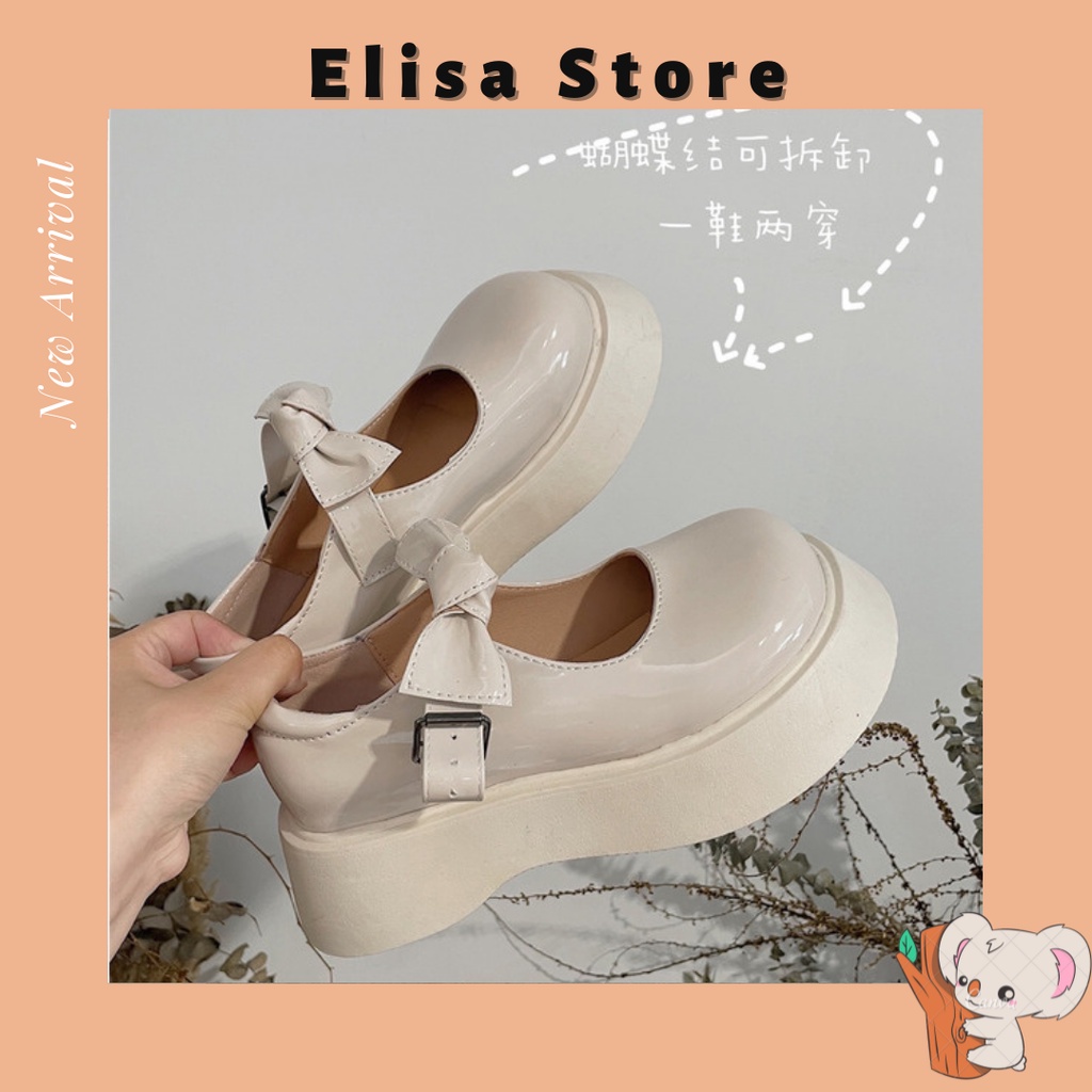 GIÀY DA NỮ ULZZANG ĐẾ BÁNH MÌ [ORDER]