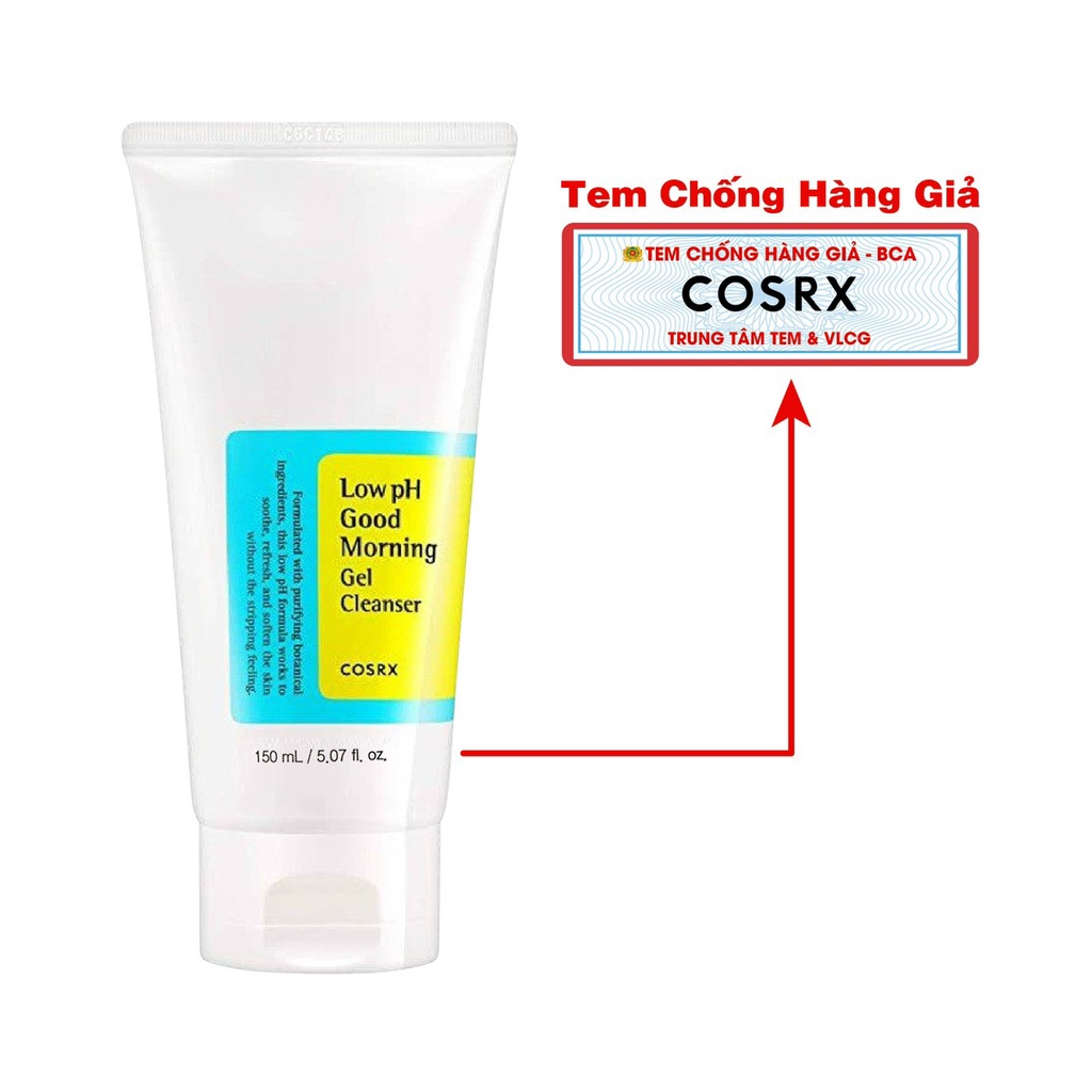 Sữa Rửa Mặt Cosrx Low PH Good Morning Gel Cleanser