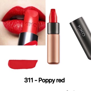 🍒🍒Son Kiko Milano 311 Popy Red🌹🌹
