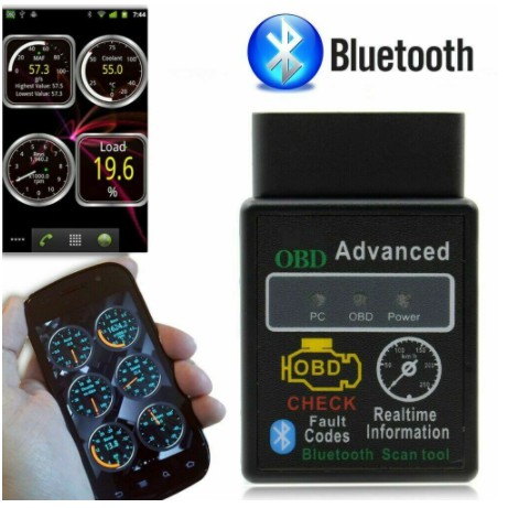 Thiết Bị máy Chẩn Đoán đọc Lỗi Xe Hơi ô tô đầu kiểm tra phân tích scan mã thông số Obd 2 Bluetooth Android Elm327 Obd-Ii