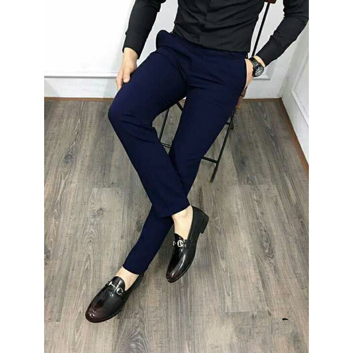 Quần âu nam dáng ôm Hàn Quốc, quần tây nam vải chống xù cao cấp | BigBuy360 - bigbuy360.vn