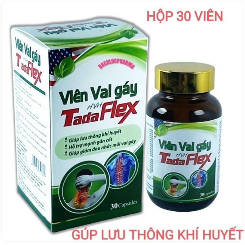 Viên vai gáy Tada Flex,giúp lưu thông khí huyết,giảm đau