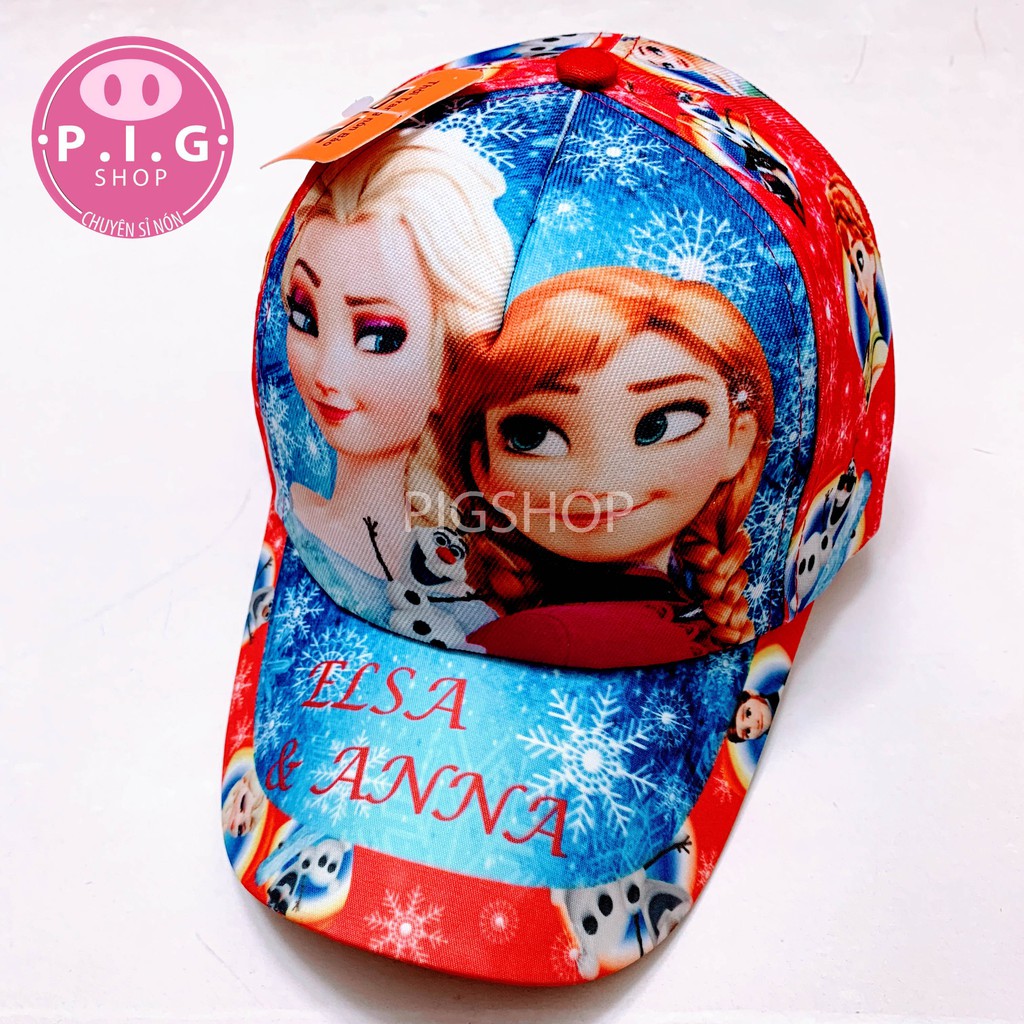 Nón kết ELSA &amp; ANNA cho bé gái 2-6 tuổi