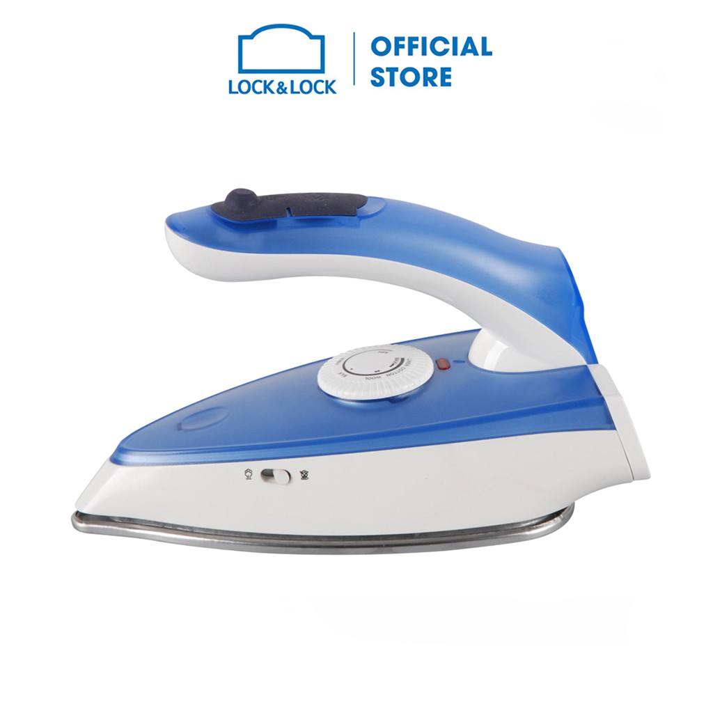 [Mã ELLOCKN11 giảm 8% đơn 500K] Bàn ủi điện thương hiệu LOCK&LOCK, 220-240V, 50/60Hz, 1000W - màu xanh dương - ENI321