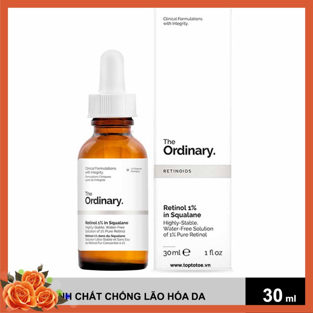 [GIÁ TỐT] Tinh chất Retinol Squalane nồng độ 1% - The Ordinary [SALE NHANH TAY]