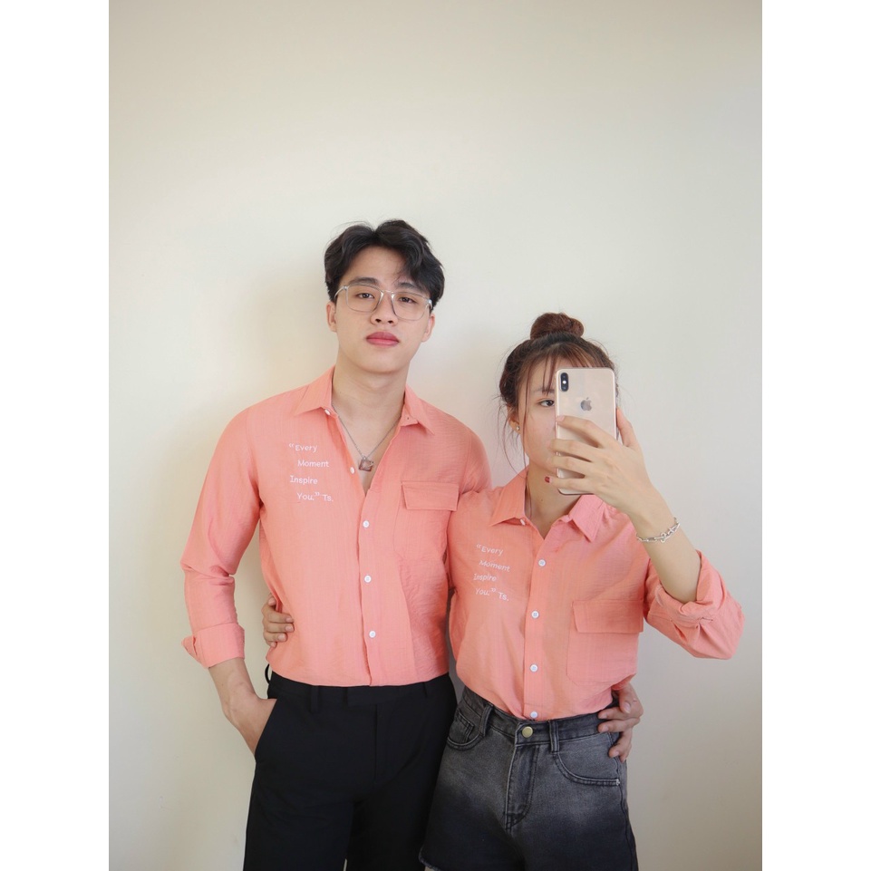 ÁO SƠ MI ĐÔI - ÁO CẶP TAY DÀI