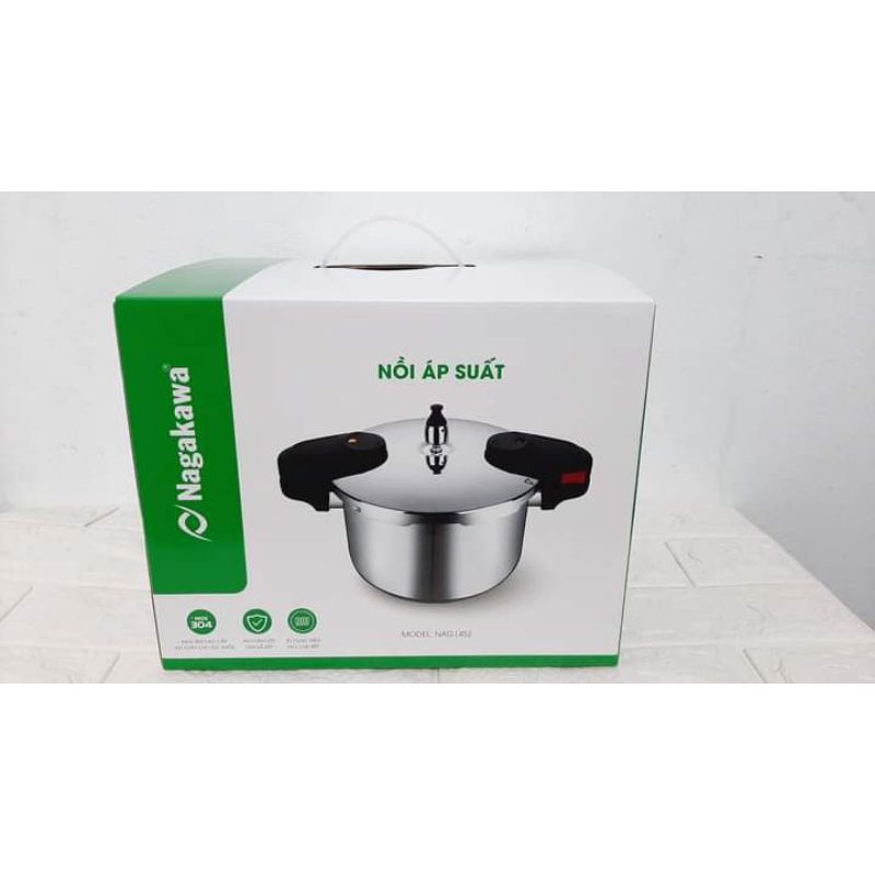NỒI ÁP SUẤT INOX NAGAKAWA NAG1452