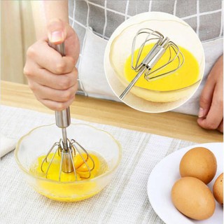 Cây Đánh Trứng Inox Bán Tự Động Dài 30cm Tiện dụng cho nhà bếp có thể dùng khuấy cà phê, đánh kem làm bánh