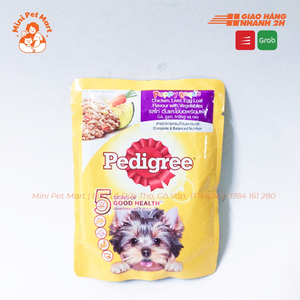 Sốt hỗn hợp cho chó con PEDIGREE - gói 80g