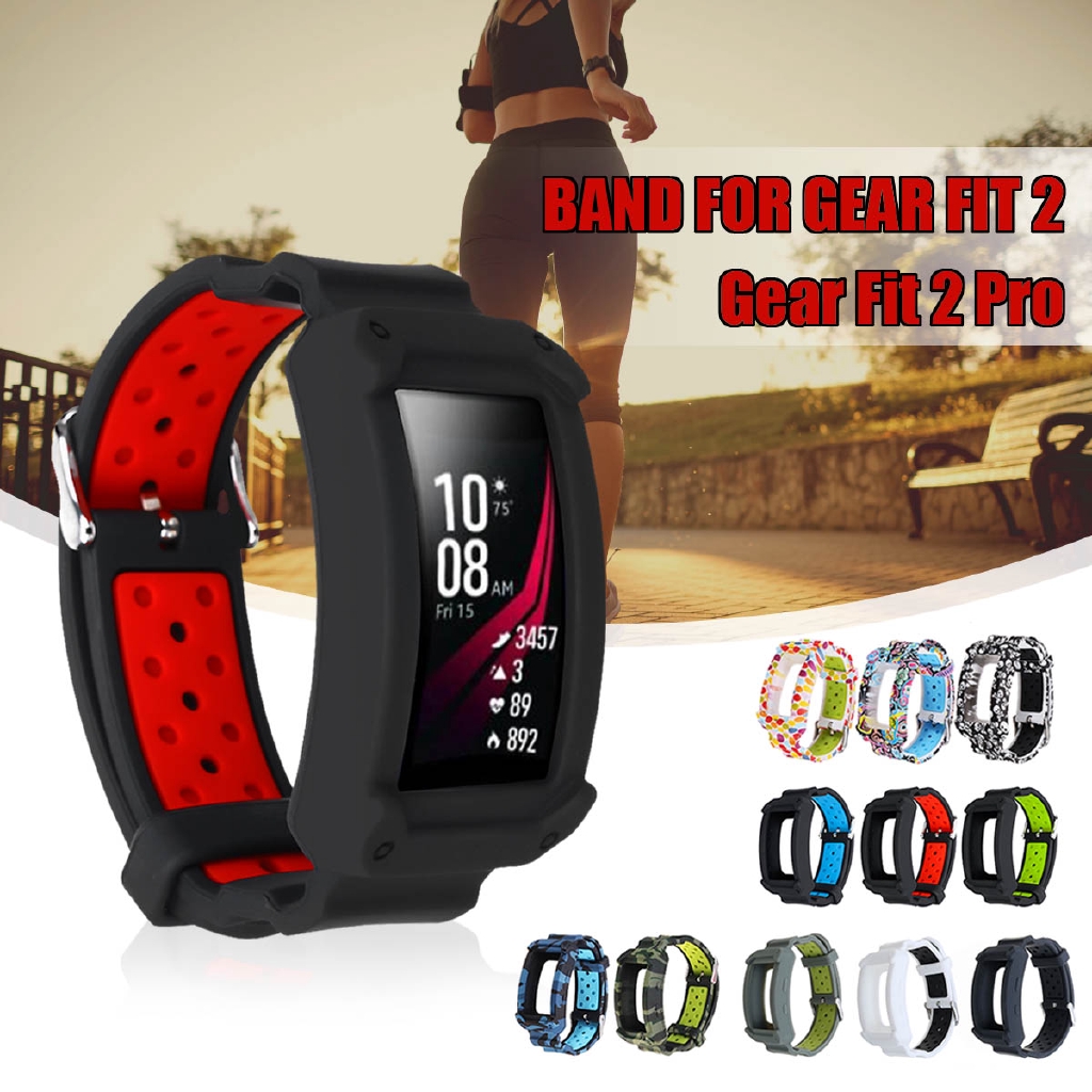 Dây đeo thay thế bảo vệ thời trang dành cho đồng hồ thông minh Samsung Gear Fit 2