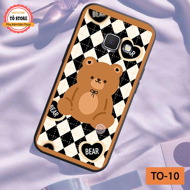 Ốp lưng Samsung Galaxy A9 Pro 2016 / C9 Pro in hình Gấu Be@r đáng yêu, ngộ nghĩnh , ốp lưng in hình sắc nét chống trầy