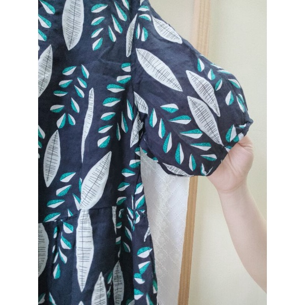 Áo baby doll hoa nhí vải xô mềm