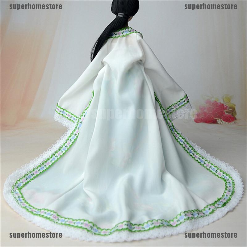 Đầm Công Chúa Phong Cách Trung Hoa Xinh Xắn Cho Búp Bê Barbie