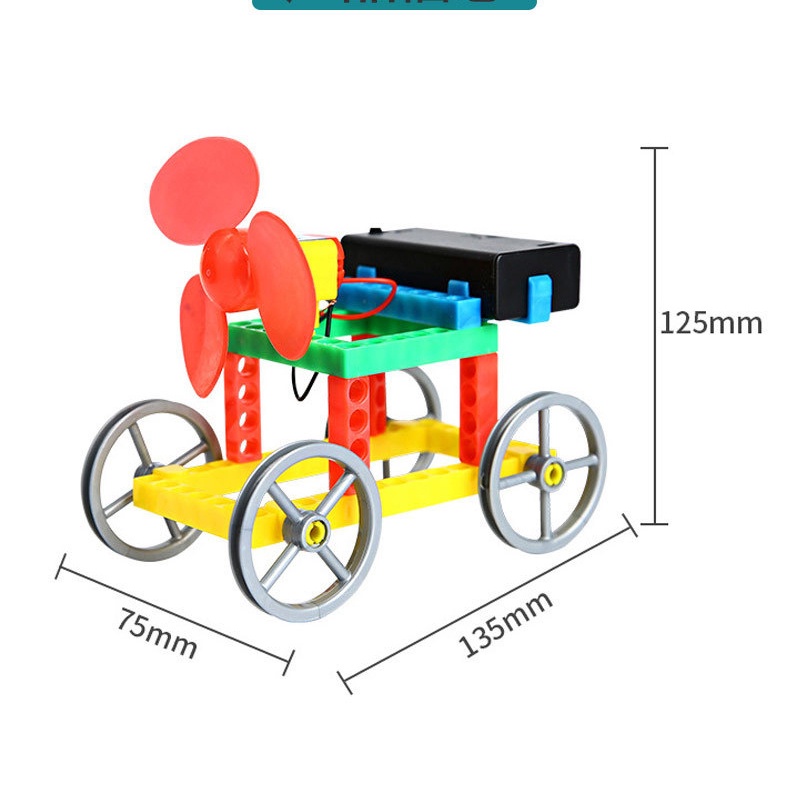 Đồ chơi thí nghiệm vật lý - ô tô quạt gió mới nhất 2022