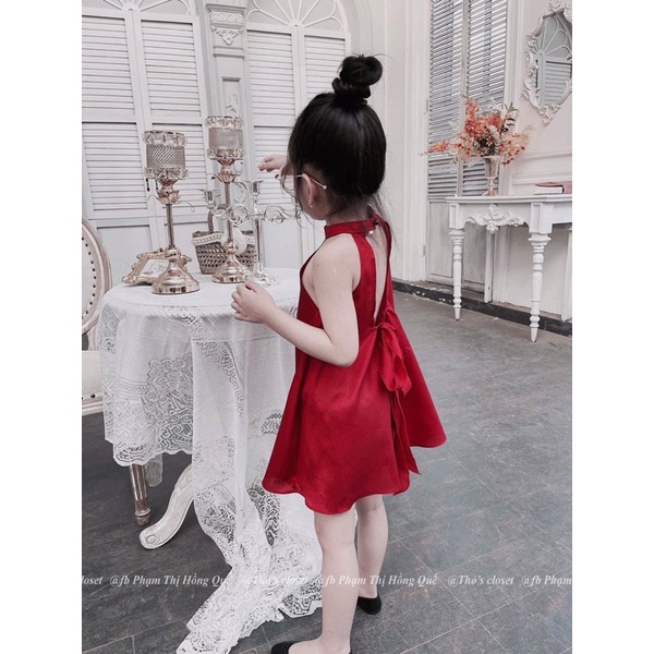 Váy yếm trơn 3 màu hottrend cho bé gái V0051