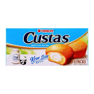 Bánh Custas kem sữa Orion hộp 138g