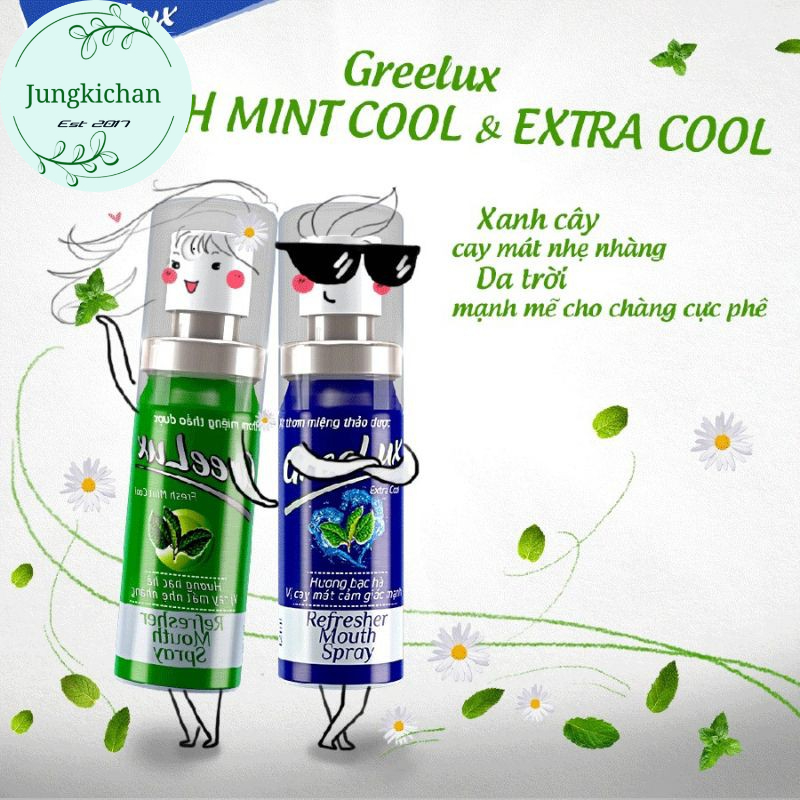 Xịt thơm miệng Greelux 12ml - Dược phẩm Hoa Linh.