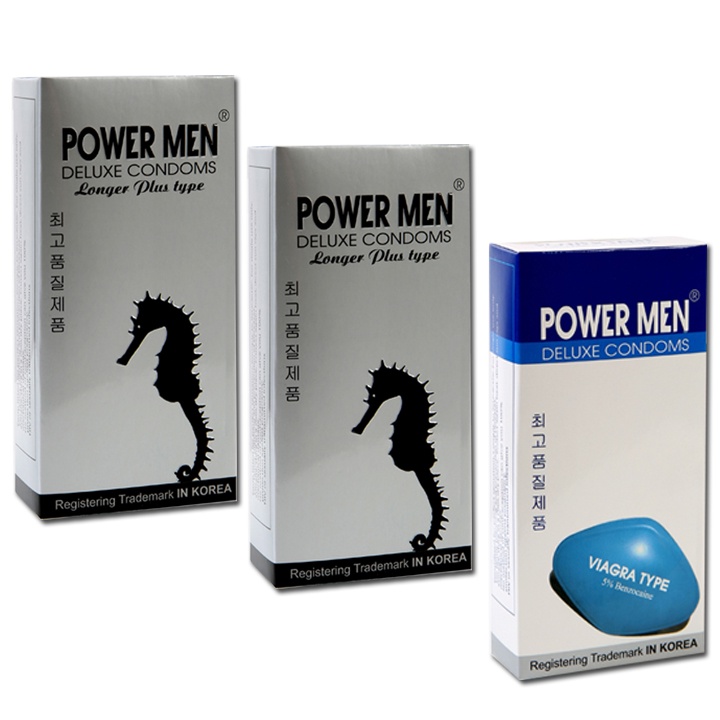 Bao cao su Power Men Cá Ngưa Xám – Hộp 12 Chiếc