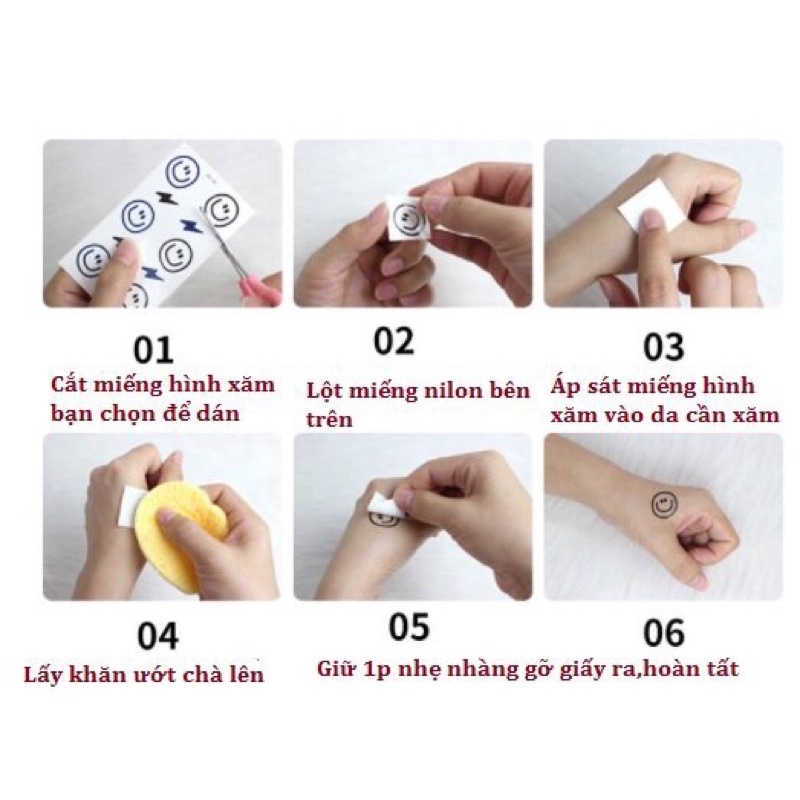 Hình xăm dán hóa trang Halloween