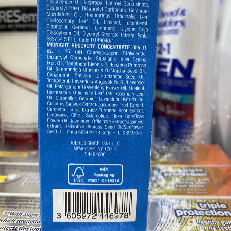 (USA) SERUM PHỤC HỒI DA BAN ĐÊM Kiehl's Midnight Recovery Concentrate 15ml (CHÍNH HÃNG MỸ)