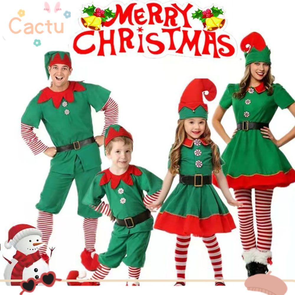 Bộ đồ hóa trang ông già noel/tuần lộc/người lùn màu xanh lá dịp giáng sinh/năm mới cho bé