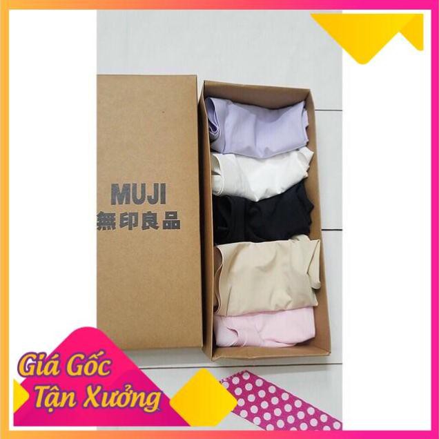 Hộp 5 Quần Lót Nữ Đúc Su Không Viền Chất Liệu Thun Lạnh Thoáng Mát