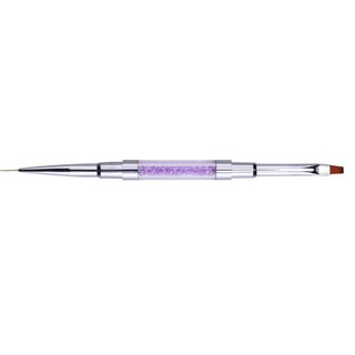 Cọ nét 2 đầu,Cọ đắp gel 2 đầu loại tốt,1 đầu là cọ râu cọ nét nhỏ đẹp,1 đầu là cọ đắp gel chuyên nghiệp