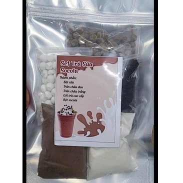 SET NGUYÊN LIỆU PHA TRÀ SỮA PHÚC LONG, THÁI XANH, THÁI ĐỎ