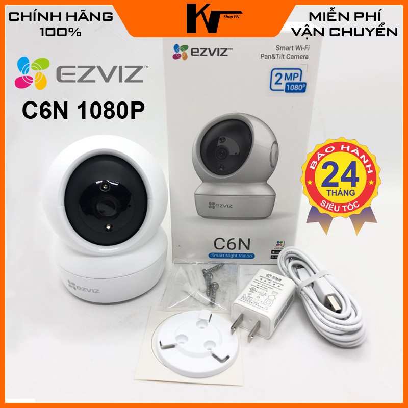 (Chính hãng) Camera Ezviz 1080P C6N - Có Cổng Lan - Quay theo chuyển động