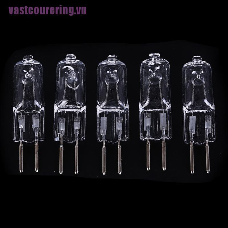 Chuyển Phát Nhanh♥Set 5 Bóng Đèn Halogen G5.3 35W / 50W 220V Ánh Sáng Vàng